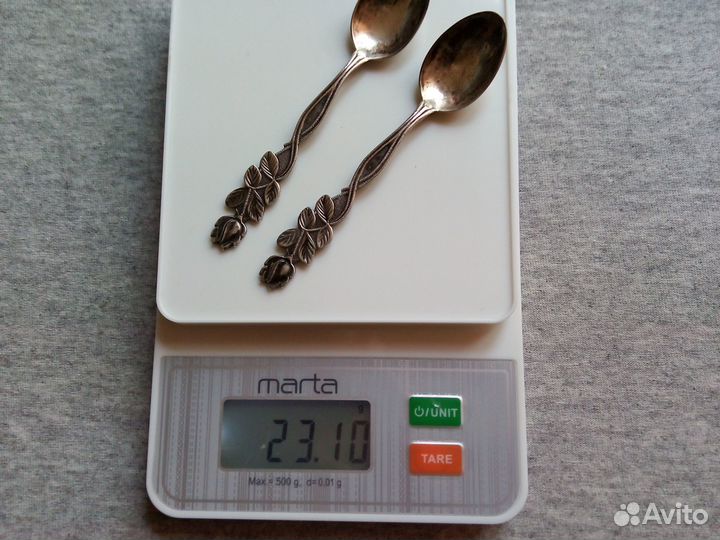 Ложка кофейная Хильдесхаймская роза серебро 875 пр