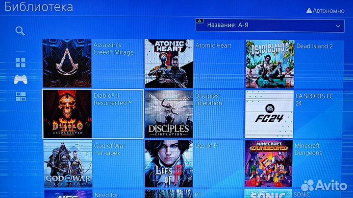 Прошитая PS4 500GB 16Игр v9.00 HEN CUH-1007A sn926