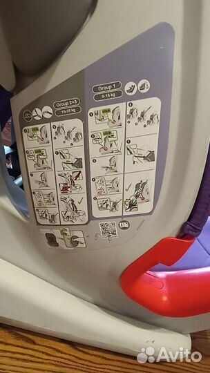 Автомобильное кресло britax romer advansafix 3