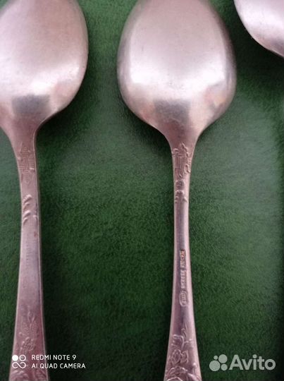 Чайные ложки мельхиор