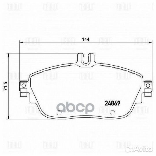 Колодки тормозные Mercedes A-Class (W176) (12)