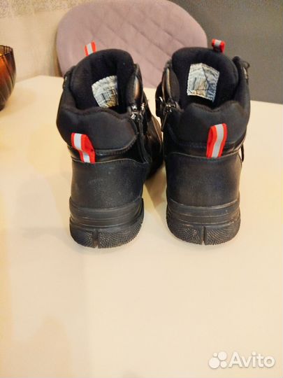 Ботинки демисезонные на мальчика 34 размер