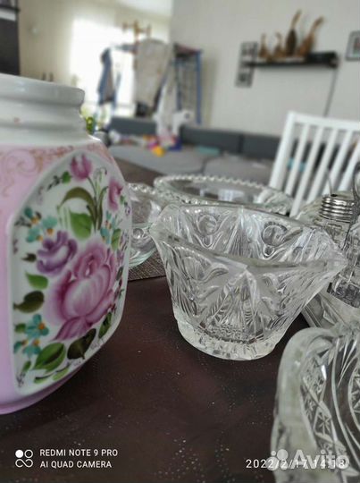 Ваза хрустальная СССР