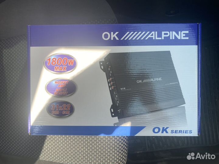 Автомобильный усилитель 4х канальный