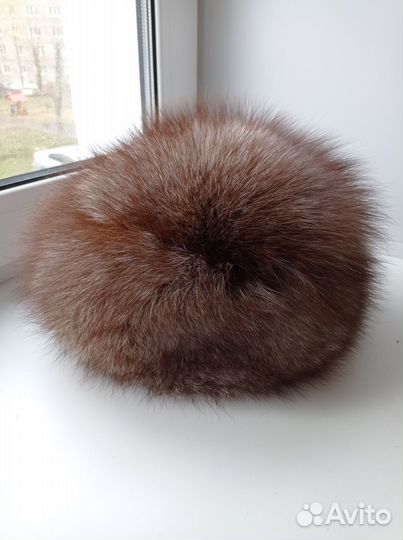 Шапка женская из чернобурки