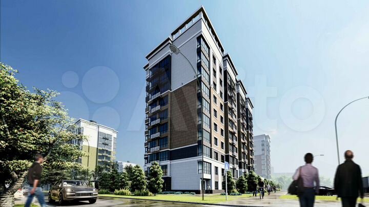 1-к. квартира, 38,1 м², 8/10 эт.