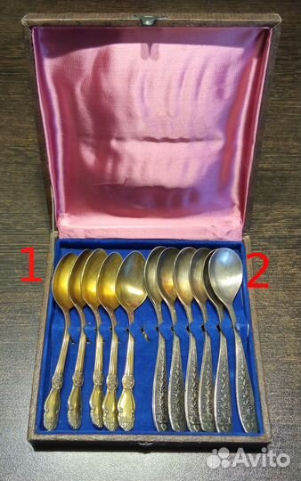 Чайные ложки СССР (Кольчугино и Орджоникидзе)