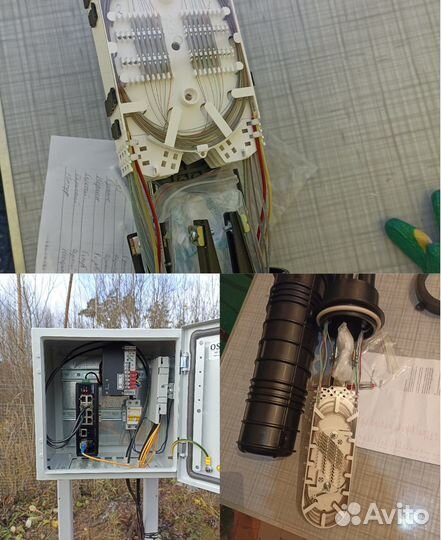 Сварка оптоволокна. Сварщик волс