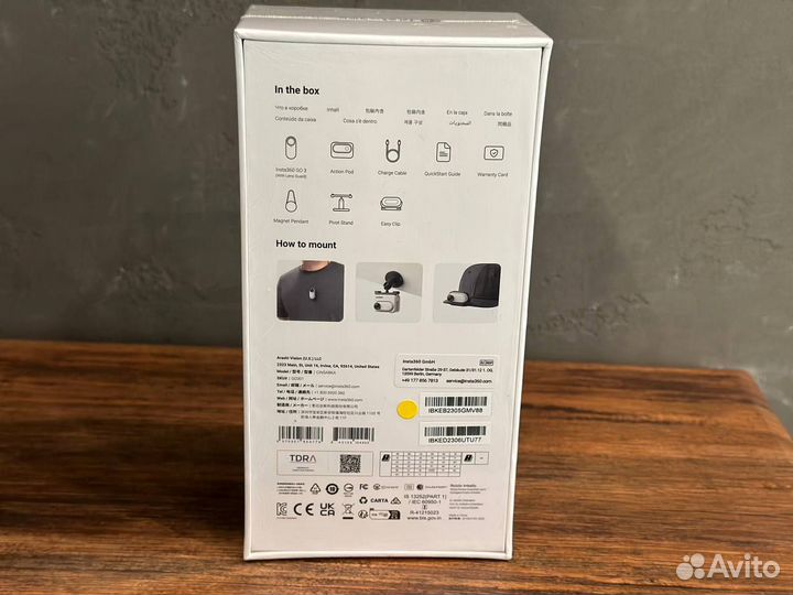 Экшн камера insta360 Go 3