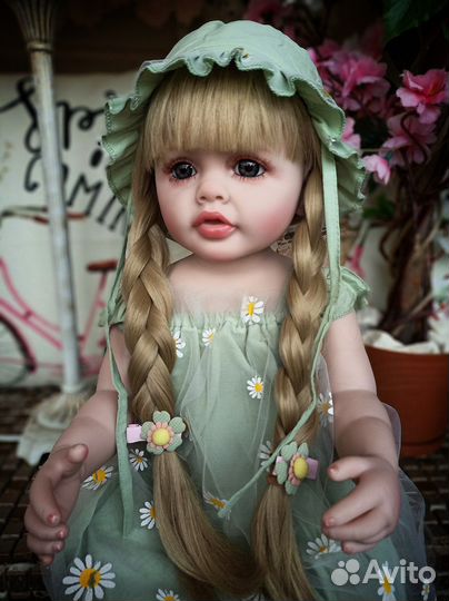Кукла реборн силиконовая 55 см можно купать