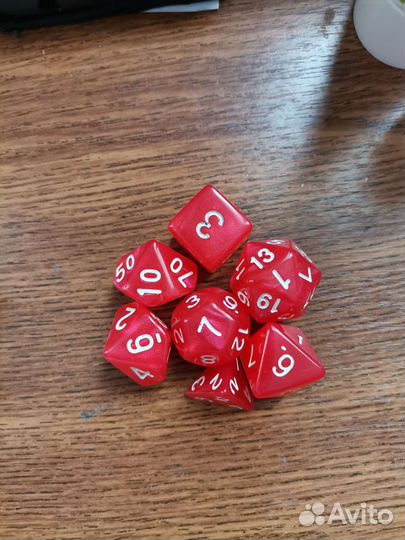 Наборы дайсов (6 шт.)