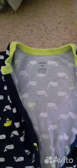 Комбинезон пижама на 5 лет Картерс новый
