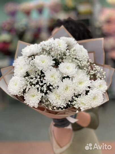 Букет из хризантем йошкар ола