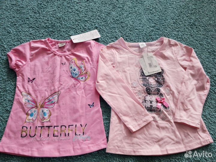 Детские вещи с этикетками