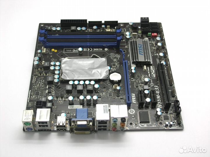 Материнская плата S-1156 MSI H55M-E33 H55/PCI-E/Gb