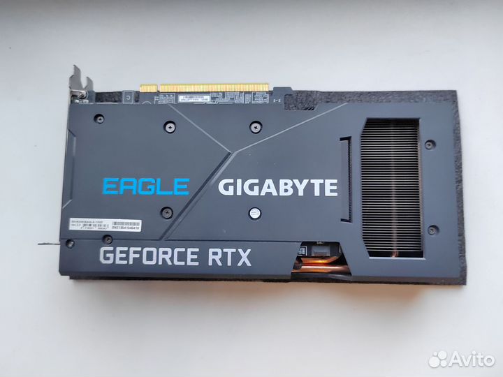 Видеокарта gigabyte GeForce RTX 3060 eagle OC 12G