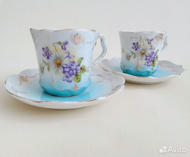 Антикварная чайная пара