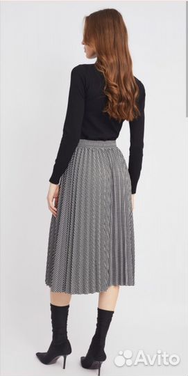 Юбка плиссе с водолазкой