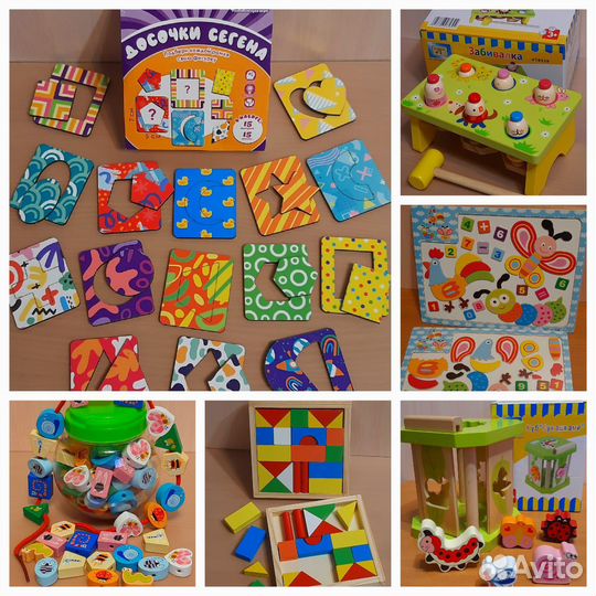 Новые развивающие деревянные игрушки