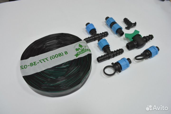 Капельный полив для теплицы