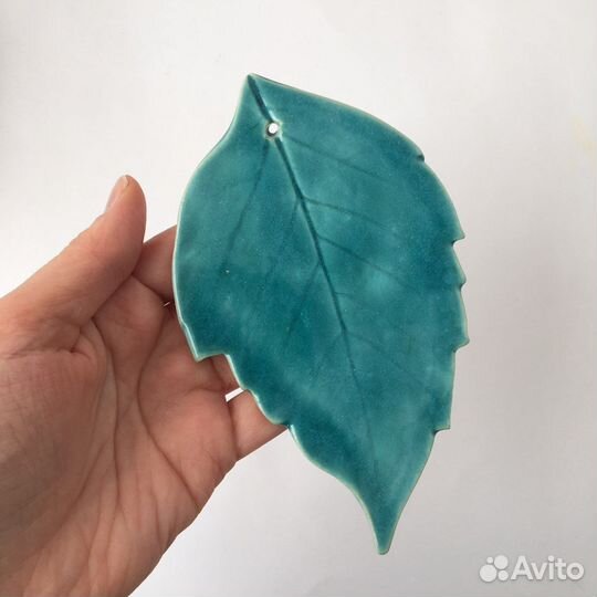 Керамический декор листья