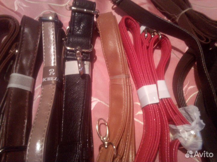 Набор новых длинных ручек разных для дамск сумочек