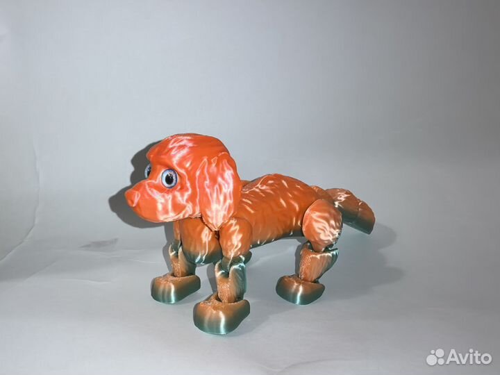 Пудель 3D игрушка шарнирный