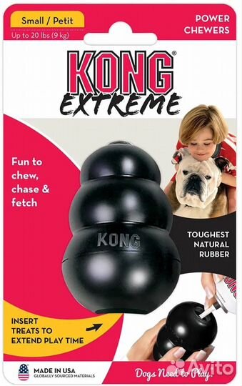 Игрушка для собак kong extrem Small (до 9 кг)