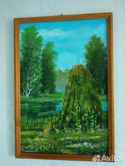 Картина. Русский лес