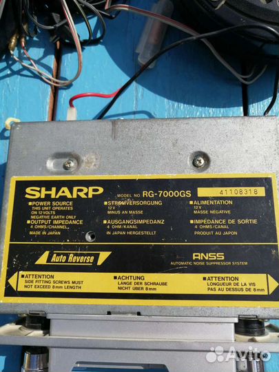 Кассетная магнитола sharp