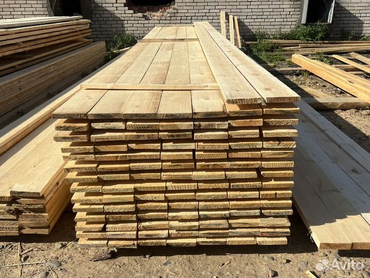 Доска обрезная 1 сорт 25х150х600