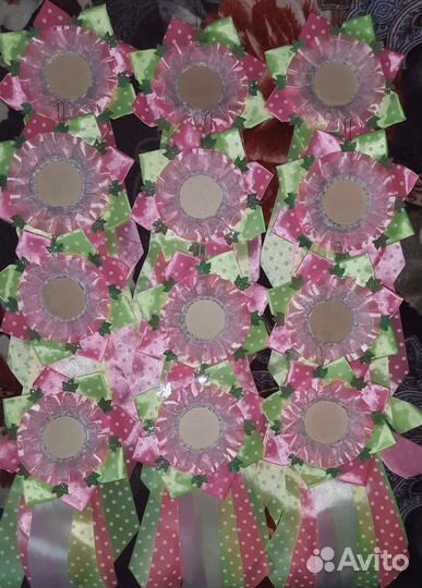 Наградные розетки на выставку собак