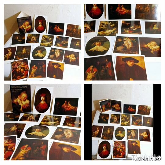 Набор открыток Рембранд Анна Каренина Н Дубовской