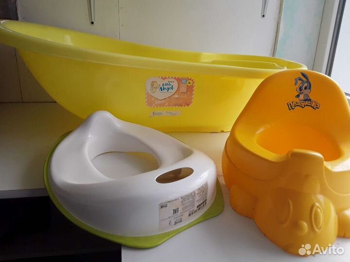 Ванночка,горшок и накладка на унитаз икеа