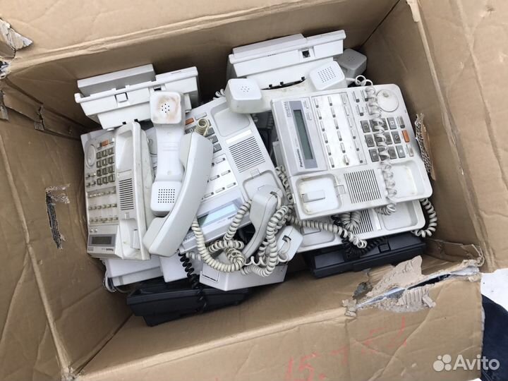 Цифровая атс Panasonic KX-TD816RU и 10 тел