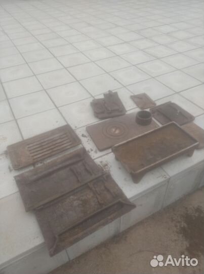 Печка буржуйка чугунная разборная СССР