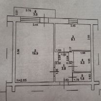 1-к. квартира, 36,7 м², 5/5 эт.