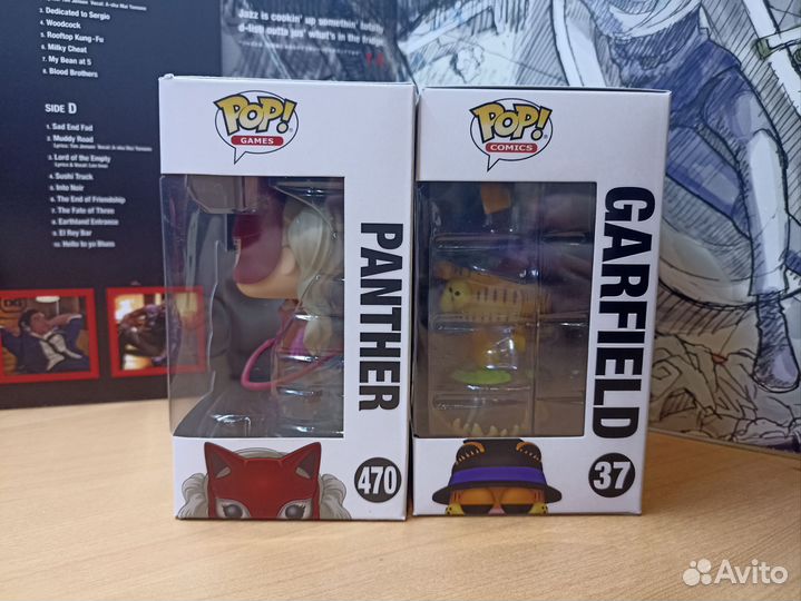 Garfield и Panther Funko pop