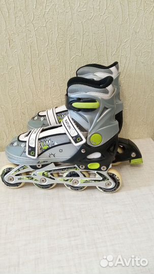 Роликовые коньки детские раздвижные 33 36