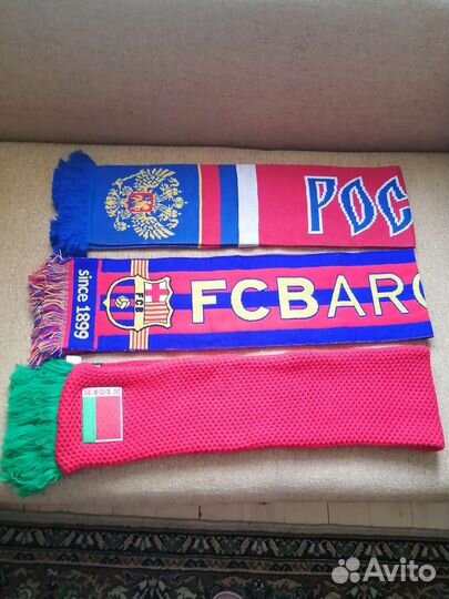 Шарф болельщика Россия, фк Барселона, Беларусь