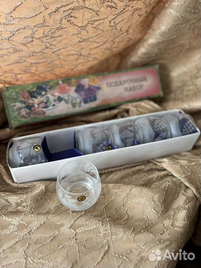 Гусь хрустальный набор