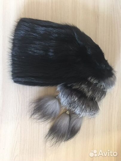 Натуральный мех Норковая Шапка зимняя Новая