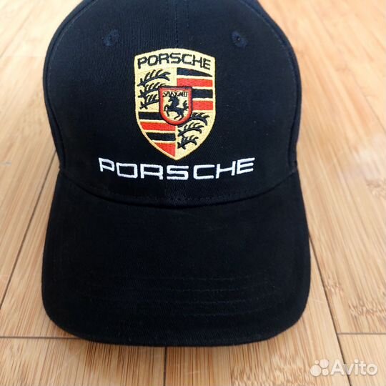 Бейсболка бейсболка Porsche auto premium чёрная