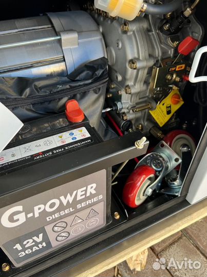 Генератор дизельный 12 kW g-power трехфазныйDG1300