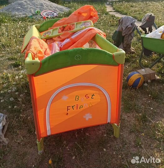 Детская кроватка трансформер с маятником