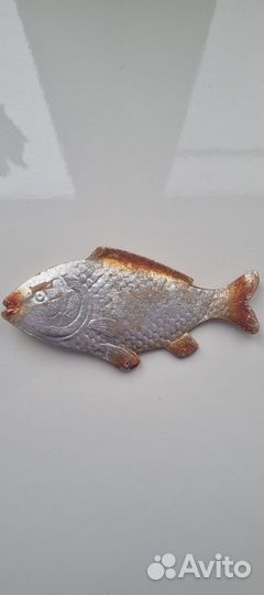 Елочные игрушки СССР. Картонаж. Рыба Окунь