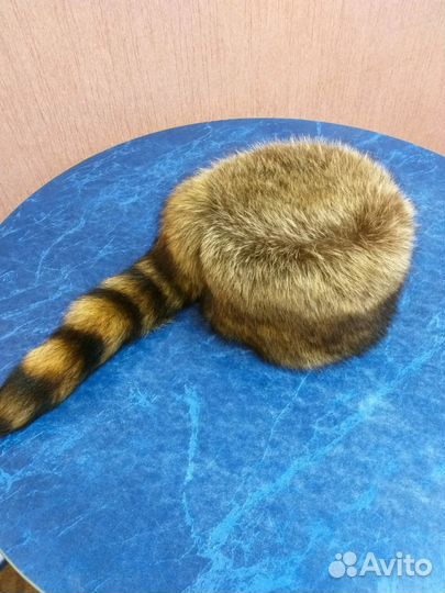 Шапка из енота