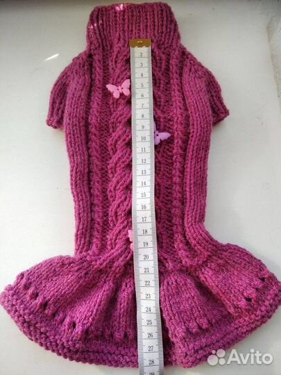 Платье и свитер для собачки