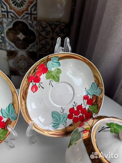 Чайный сервиз Калина красная, Дулево