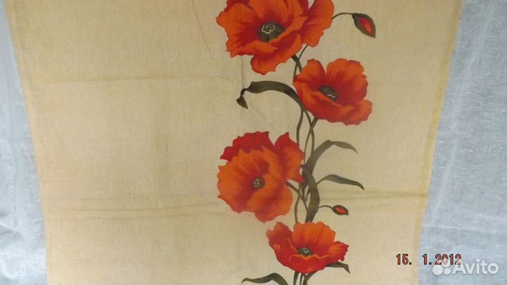 Ткань отрезы лен/хлопок набором